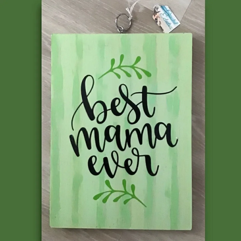 Mom Gift Best Mama Ever Cutting Board Kitchen